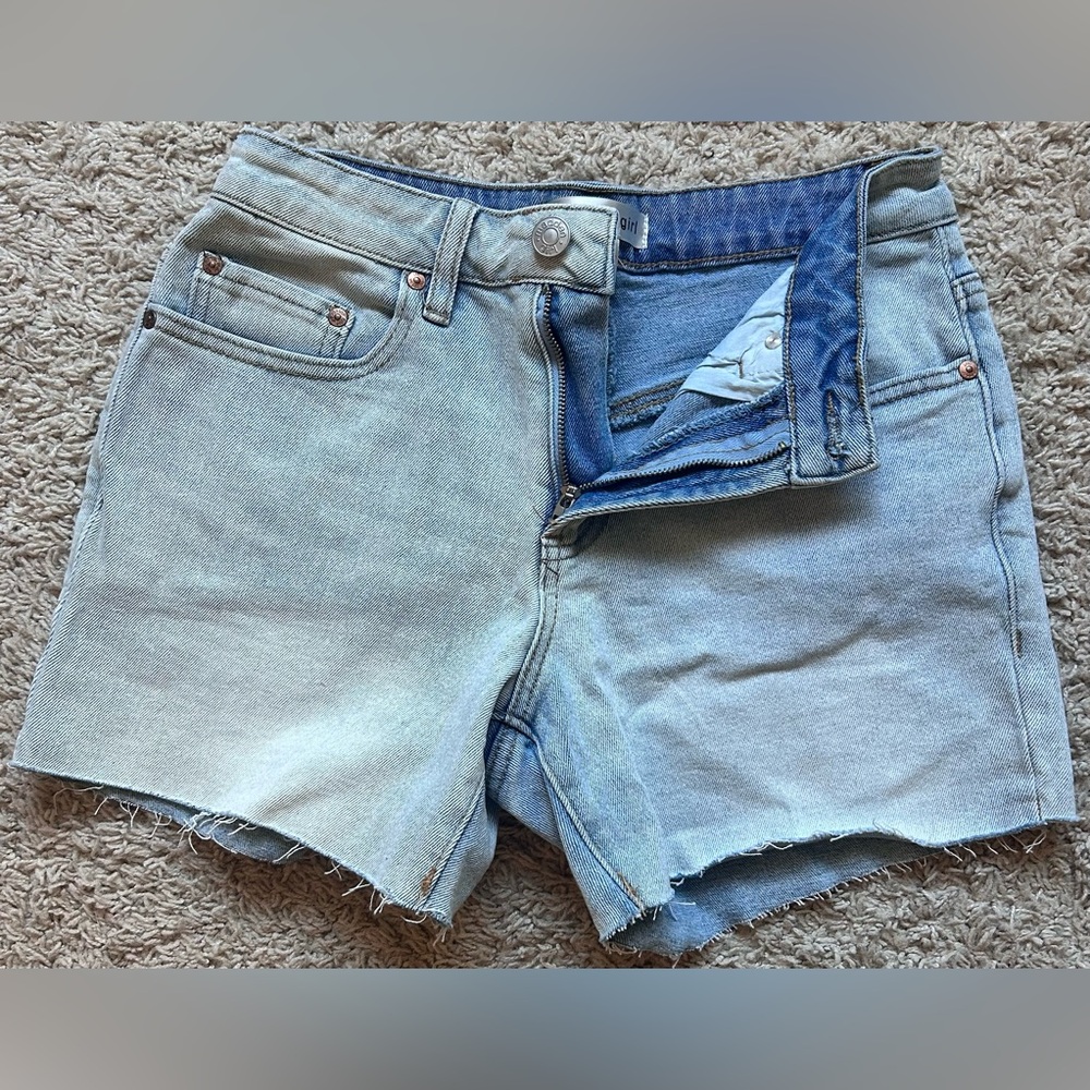 Madden Girl Sky Blue Denim Shorts